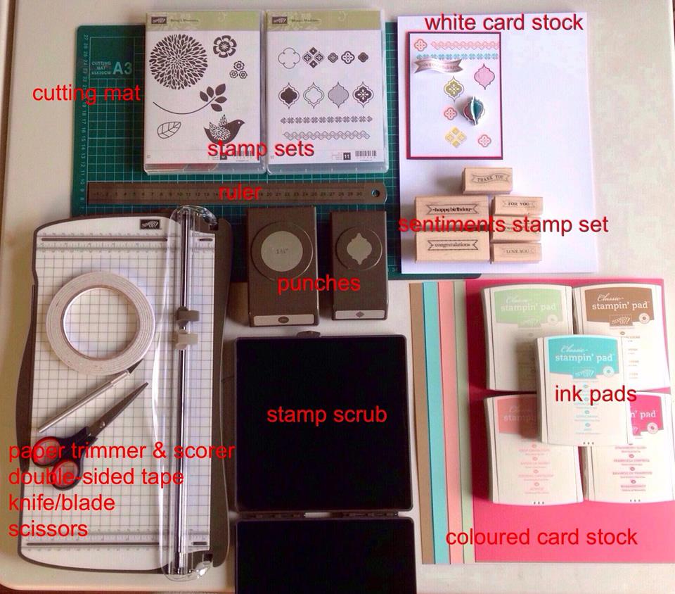 Card making basic materials