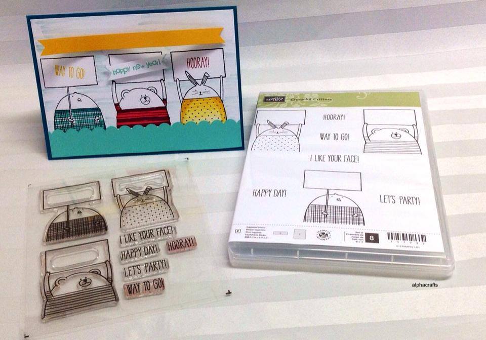 Cheerful Critters stamp set and card inspiration.
