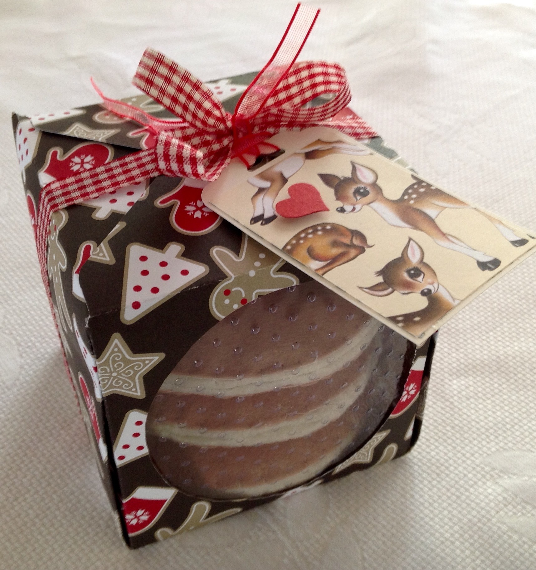 Gift Box Punch Board box with soft toy inside