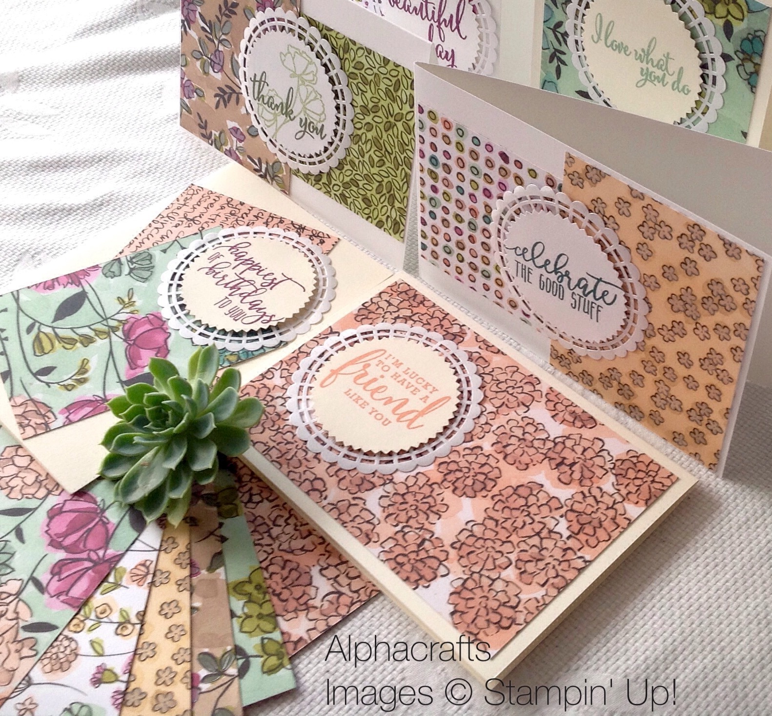 Share What You Love Designer Series  Paper (DSP) used in cardmaking.