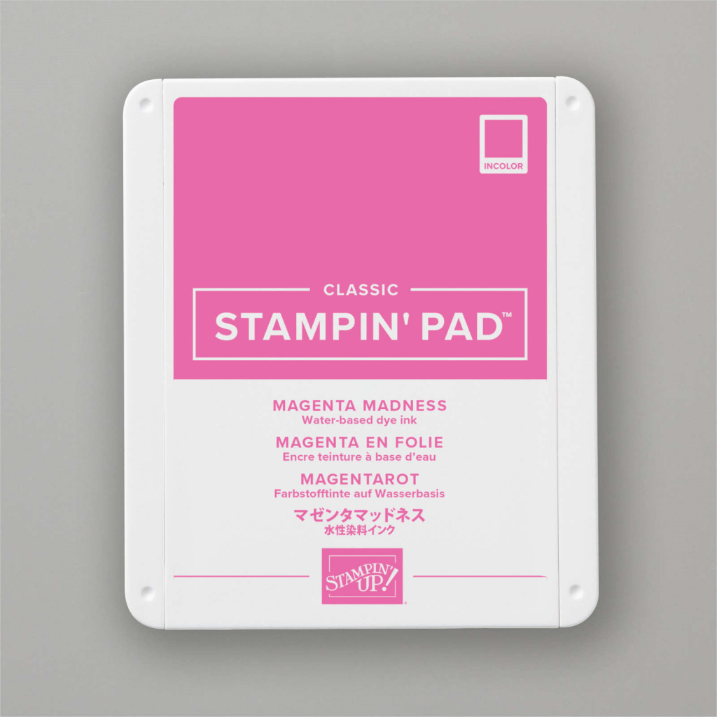 Magenta Madness ink pad from Stampin' Up!. One of the 5 In Color 2020-2021.