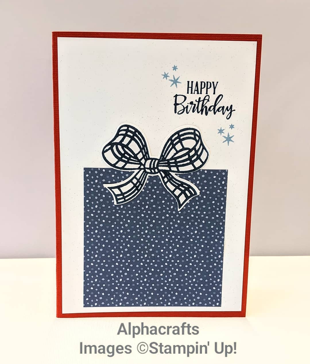 Gift Wrapped Bundle Card Inspiration from Alphacrafts