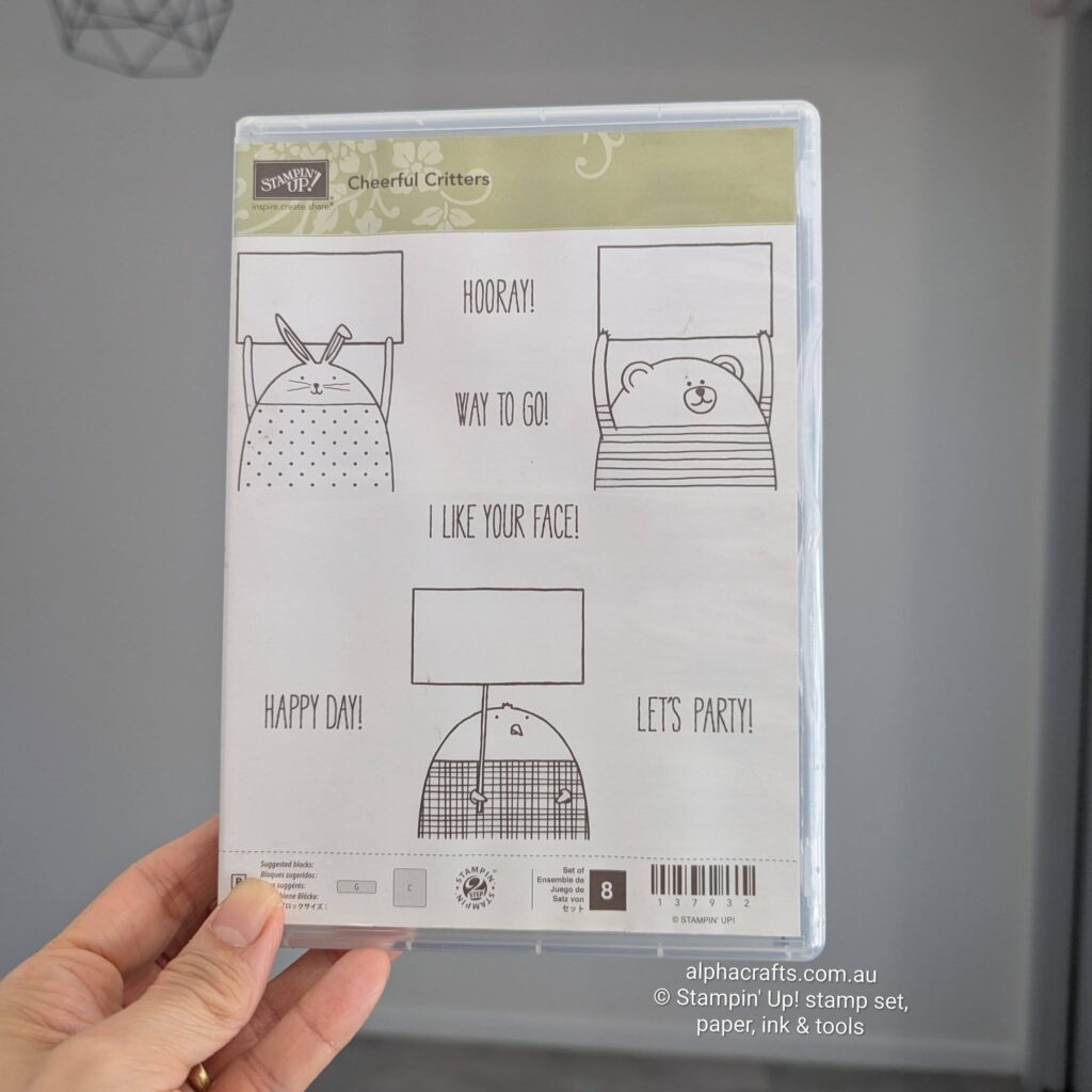 Cheerful Critters stamp set from Stampin' Up!