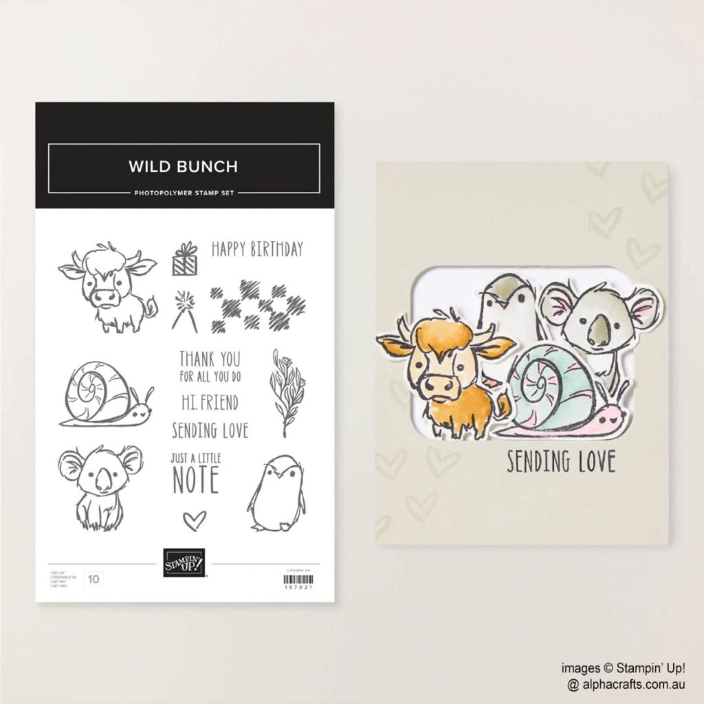 Wild Bunch Photopolymer Stamp Set