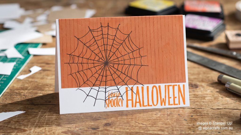 Halloween card from Alphacrafts